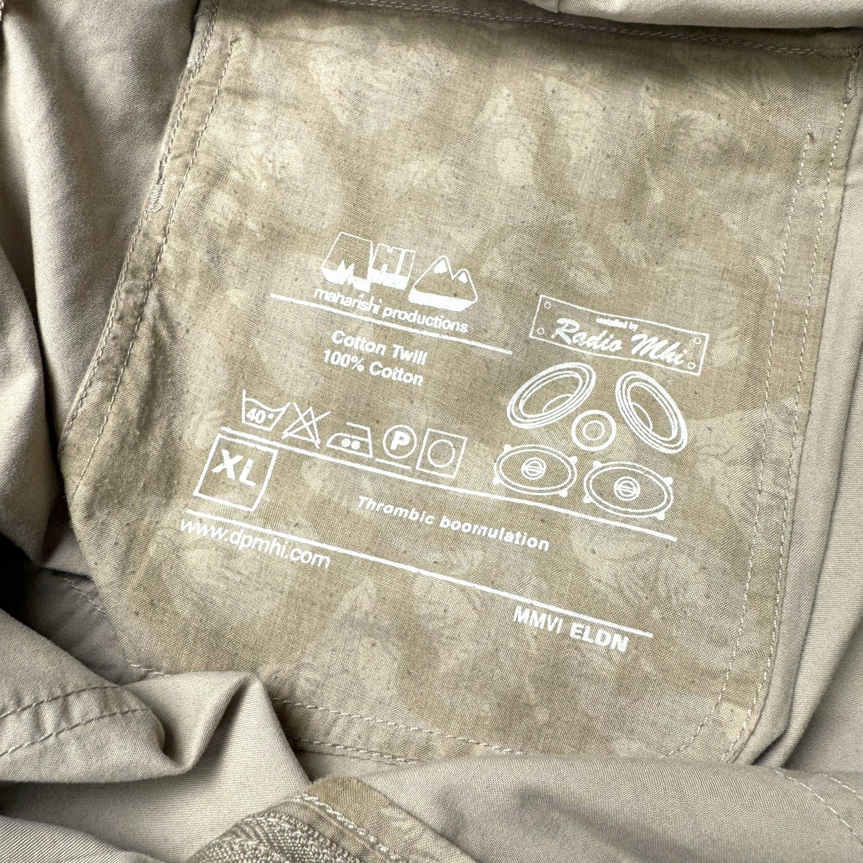 2000S COTTON TWILL CARGO SNOPANTS