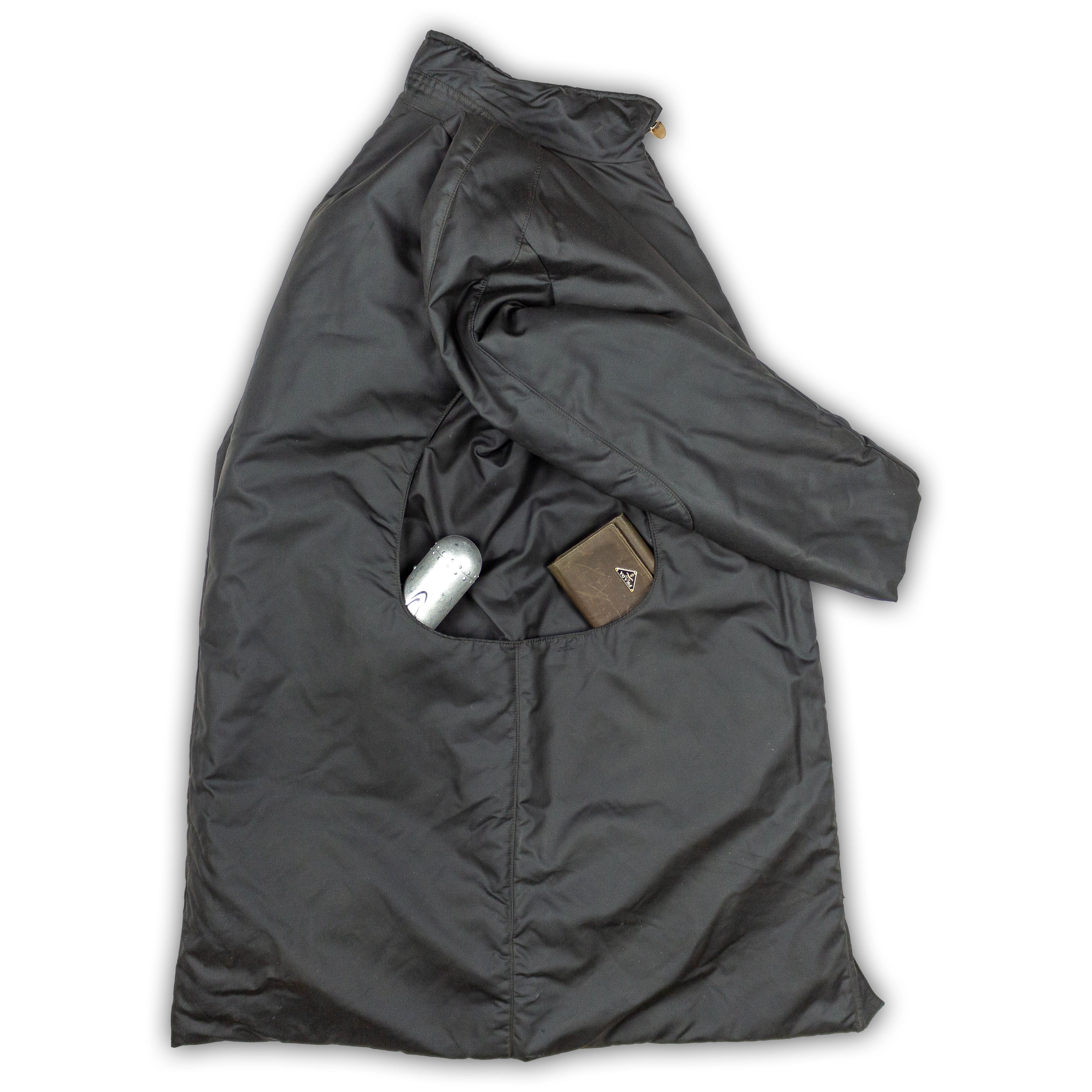 Metallic Egg Cell Parka Jacket