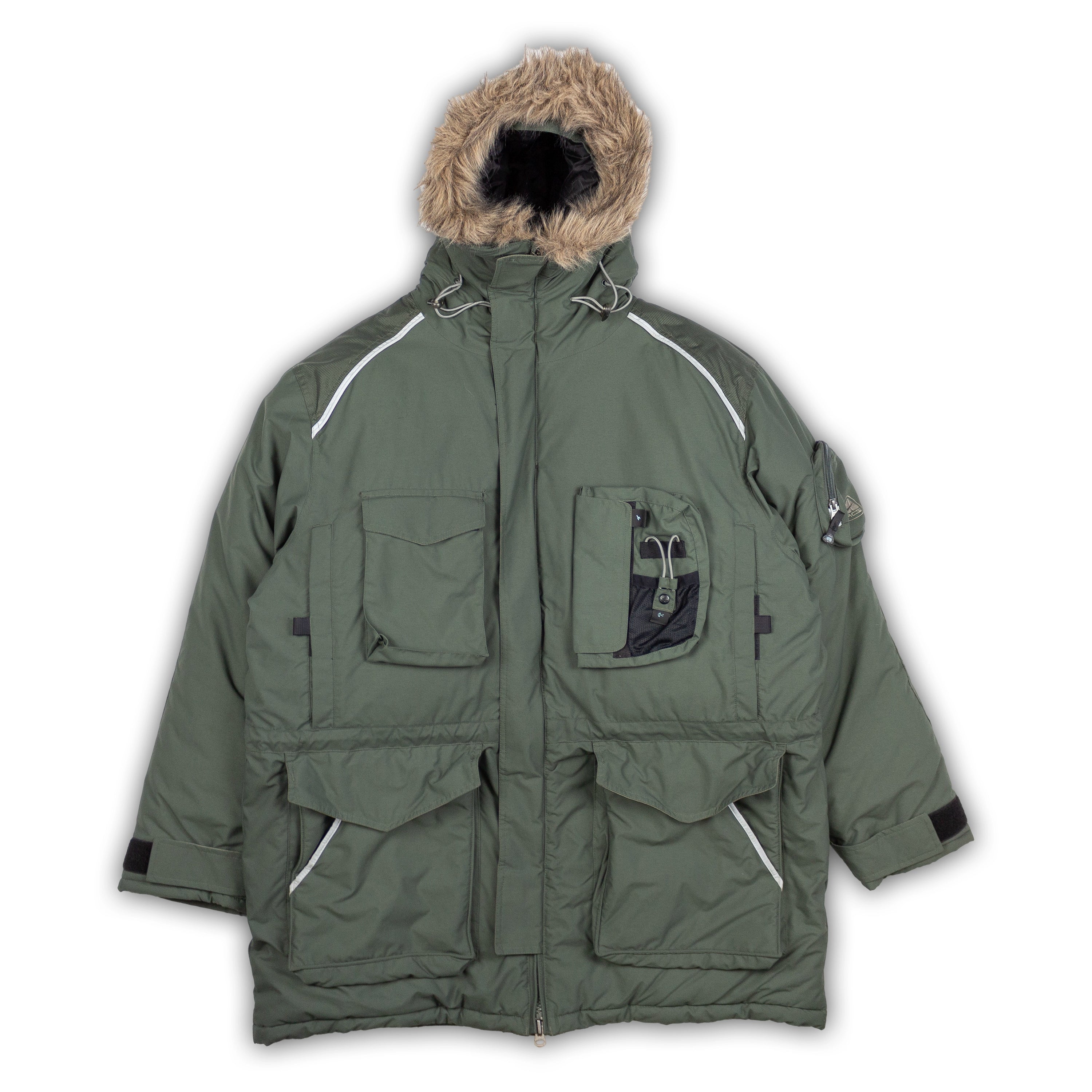 MODULAR FUR DOWN JACKET